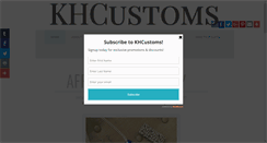 Desktop Screenshot of khcustoms.com